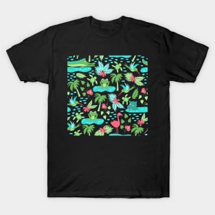 Tropical Pattern T-Shirt